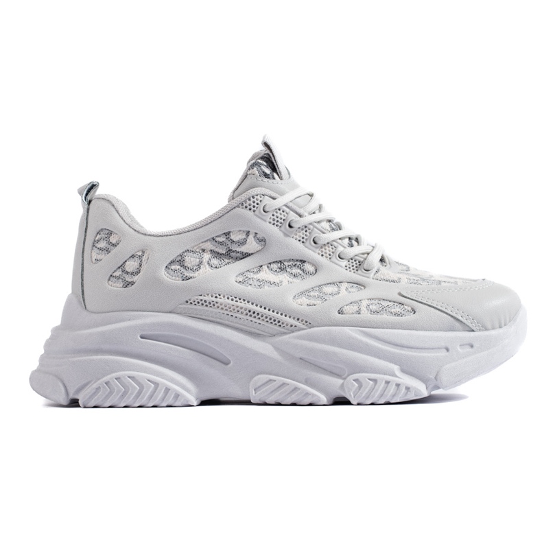 Tênis feminino Shelovet com sola grossa, cinza