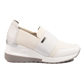 W. Potocki Tênis de cunha branco Potocki de mulher