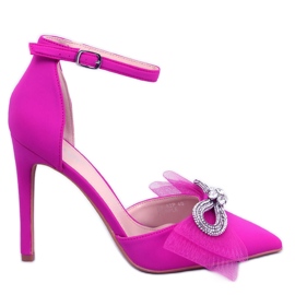 Seastar Triana Roxo Tule Laço Stilettos
