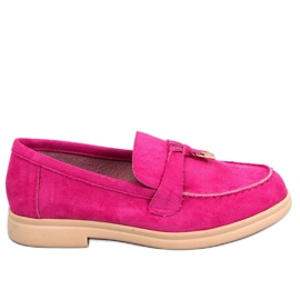 PA1 Mocassim de camurça, Ottavia Fuchsia rosa