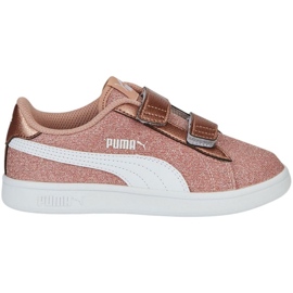 Tênis Puma Smash v2 Glitz Glam V Ps 367378 29 bege Tênis Puma Smash v2 Glitz Glam V Ps 367378 29 bege