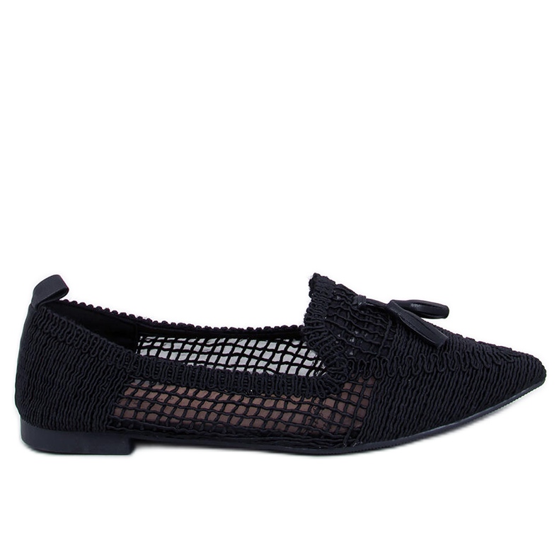 Bailarinas Monti Black openwork preto Bailarinas Monti Black openwork preto