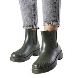 Galochas curtas verdes da Michele