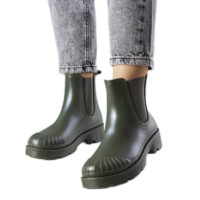 Galochas curtas verdes da Michele Galochas curtas verdes da Michele