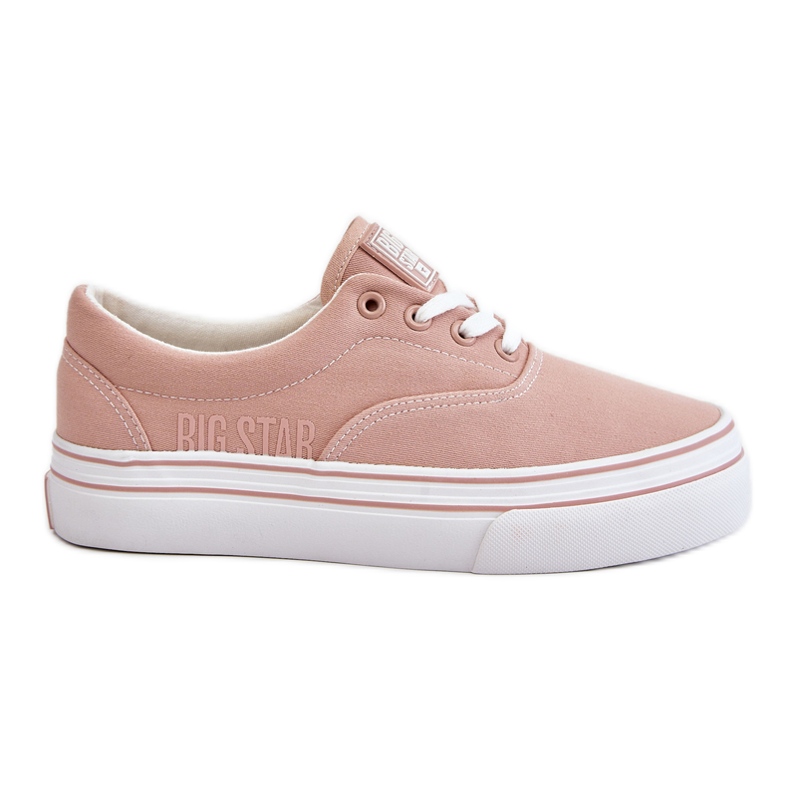 Tênis feminino plataforma Big Star LL274229 rosa