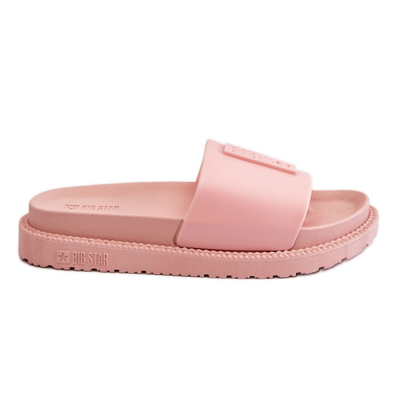 Chinelos femininos Big Star LL274425 rosa claro