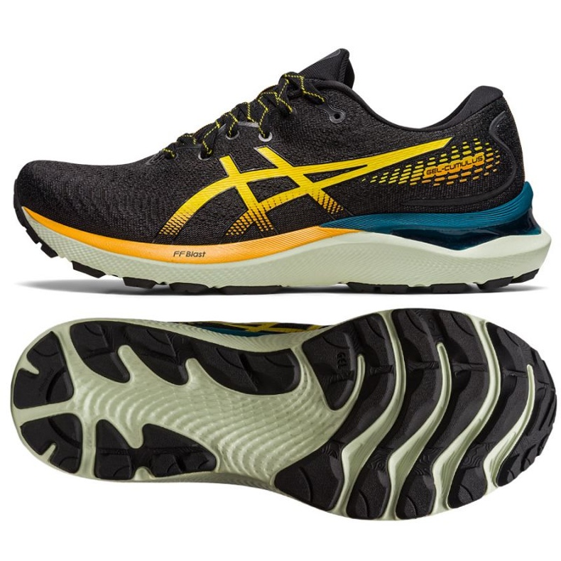 Tênis de corrida Asics Gel-Cumulus 24 Tr M 1011B572 750 preto preto