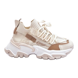 Tênis feminino sem cadarço Bege Keaton