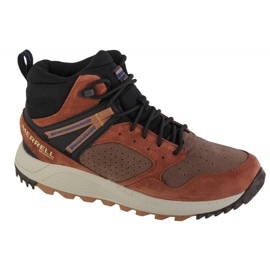 Tênis Merrell Wildwood Mid Wp M J067299 sapatos marrom
