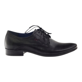 Preto Sapatos masculinos Nikopol 1597 black