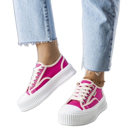 PA1 Tênis plataforma rosa escuro, Connie.