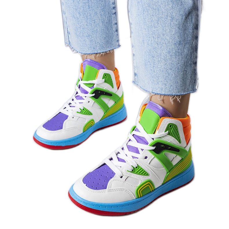 Tênis verde Marjorie branco