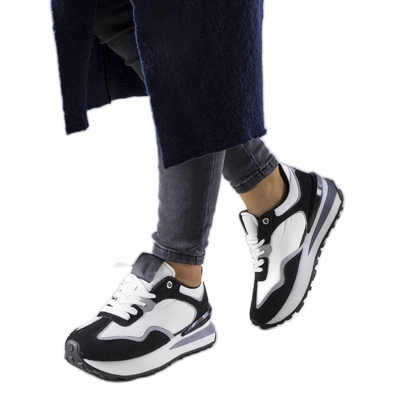 BM Tênis plataforma preto Genevieve