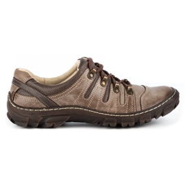 WASAK Sapatos de trekking de homem em pele 0166W castanhos marrom