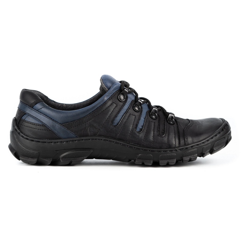 WASAK Sapatos de trekking de homem em pele 0166W preto