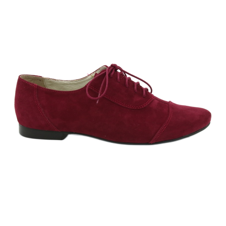 Oxfords de couro para mulher Angello Borgonha multicolorido