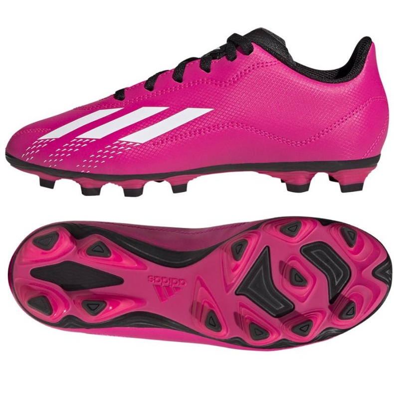 Tênis adidas X Speedportal.4 FxG Jr GZ2455 tolet rosas e roxos