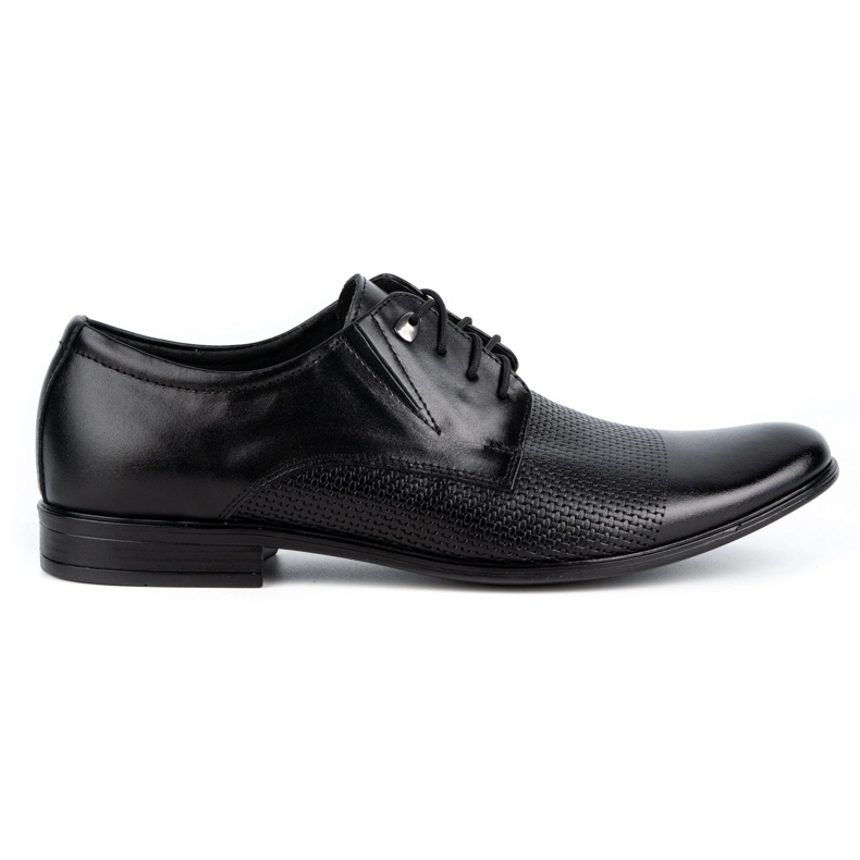 Olivier Sapatos elegantes de homem em pele 302T3 preto