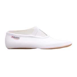 Sapatos de balé de ginástica in:motion Sydney branco