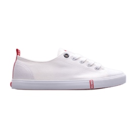 Tênis feminino Big Star FF274087 branco vermelho