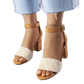 BM Sandália bloco bege, Patience BM Sandália bloco bege, Patience