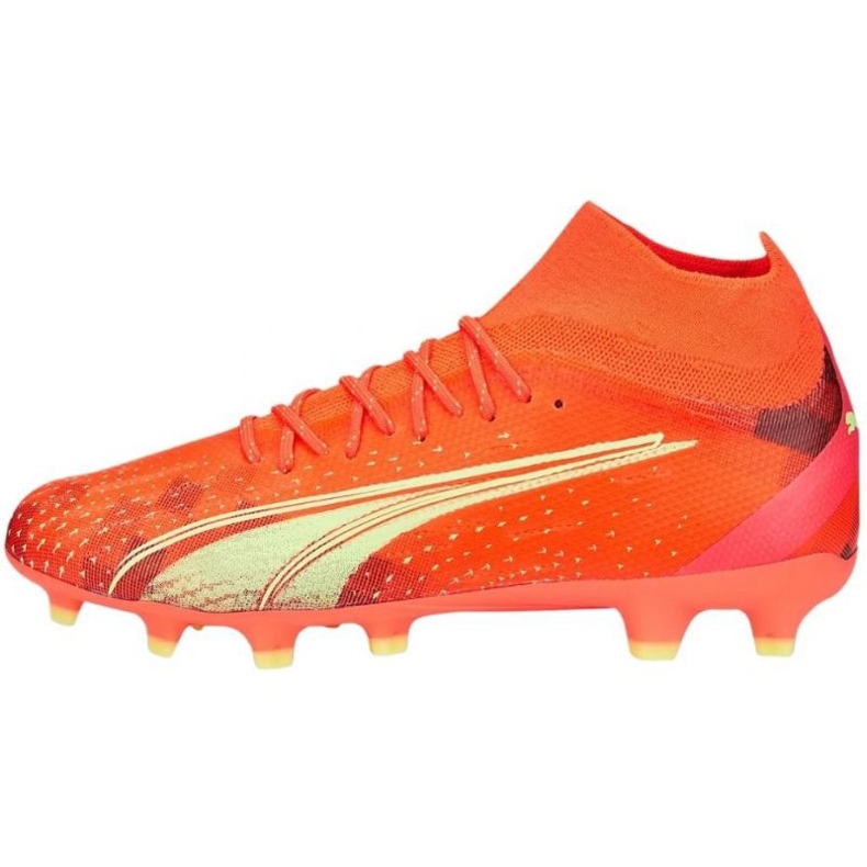 Chuteira Puma Ultra Pro FG/AG M 106931 03 laranja laranjas e tintos