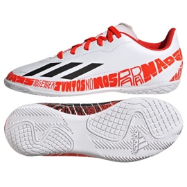 Chuteira Adidas X Speedportal.4 Messi In Jr GW8400 branco branco