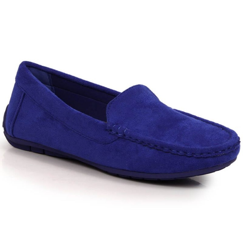 Sapatos Vinceza mocassins de camurça W EVE259E azul