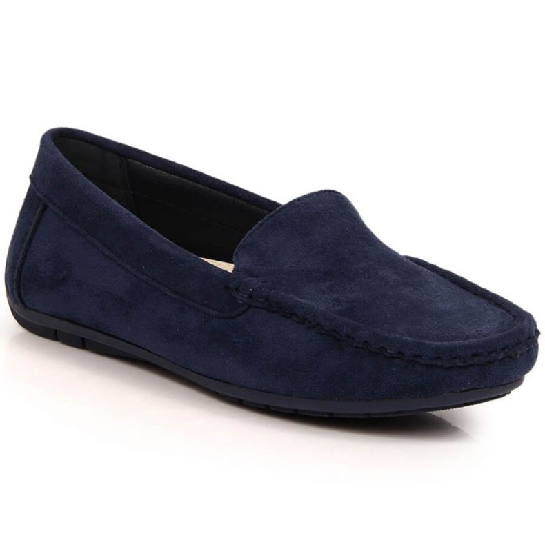 Sapatos Vinceza mocassins de camurça W EVE259F azul marinho