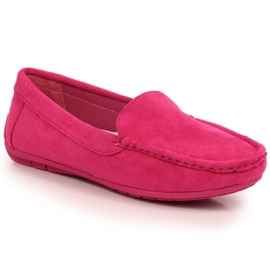 Sapatos Vinceza mocassins de camurça W EVE259G rosa