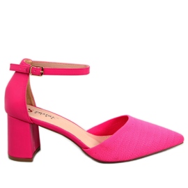 BM Sapatos de salto alto com cinto Rossi Fuchsia rosa