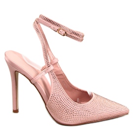 BM Alfinetes amarrados com pedras Bonnie Nude rosa BM Alfinetes amarrados com pedras Bonnie Nude rosa