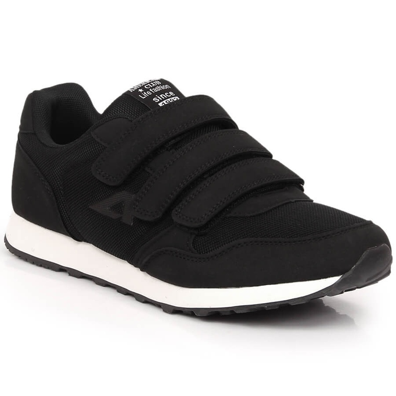Tênis esportivo American Club 147/23 preto com velcro