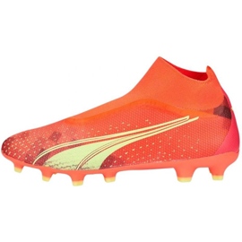 Chuteiras Puma Ultra Match+ Ll FG/AG M 107032 03 laranja laranjas e vermelhos