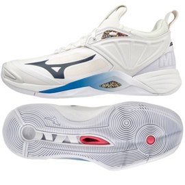 Tênis de vôlei Mizuno Wave Momentum 2 M V1GA211300 branco branco