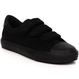 Tênis masculino preto com velcro Big Star LL174631