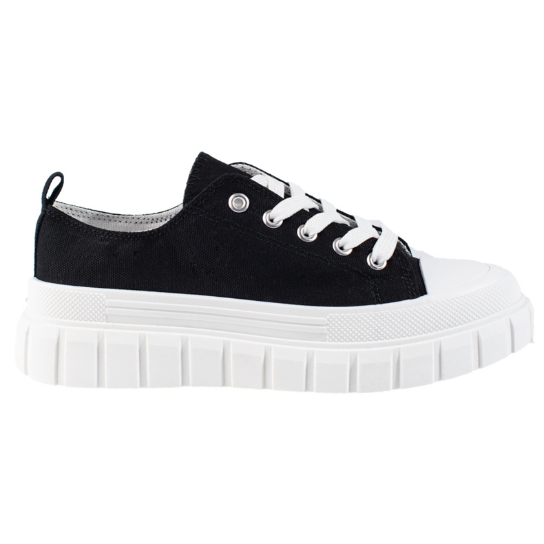 Tênis plataforma preto Shelovet feminino