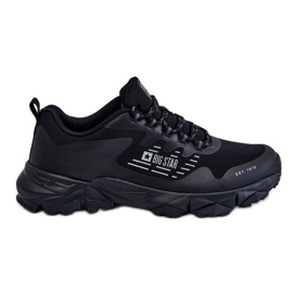 Tênis esportivo masculino clássico com sistema de espuma viscoelástica Big Star LL174127 preto