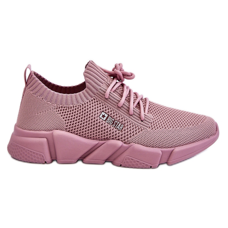 Tênis feminino leve sistema de espuma viscoelástica Big Star JJ274266 rosa