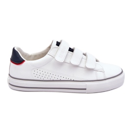 Tênis masculino com velcro Big Star LL174632 branco