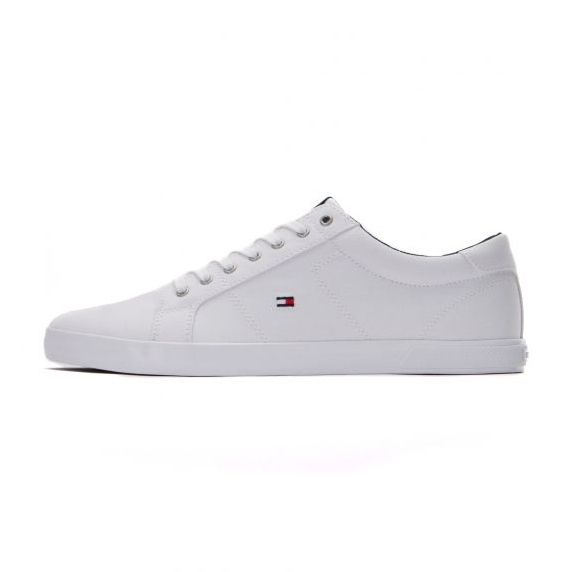 Tênis Tommy Hilfiger icônico de renda longa M FM0FM01536 0K4 branco