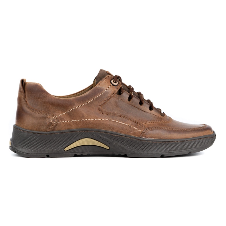 KOMODO Sapatos de homem em pele Sport 922K castanho