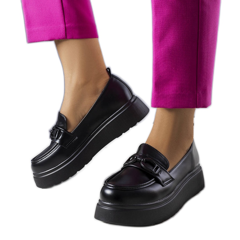 Senhores negros decorados com uma cunha Gagnon preto