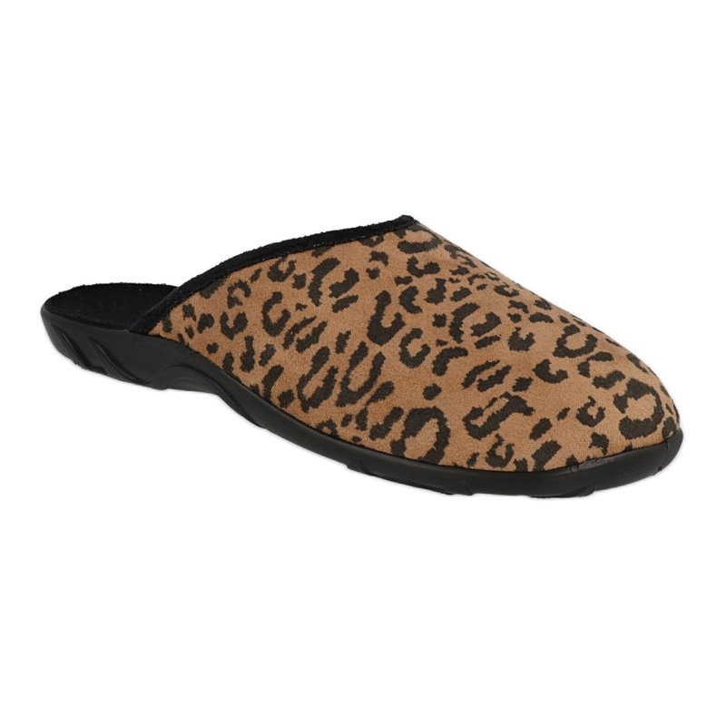 Sapatos femininos coloridos Befado 235D181 castanho preto