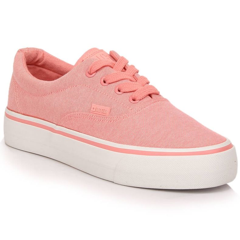 Tênis plataforma rosa feminino Big Star LL274147