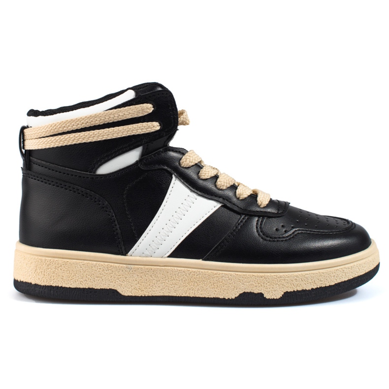 Ténis de cano alto Shelovet pretos de mulher