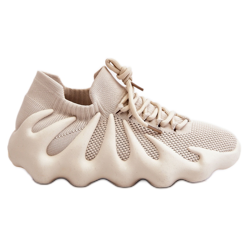 PG1 Tênis sem cadarço feminino Beige Myles bege