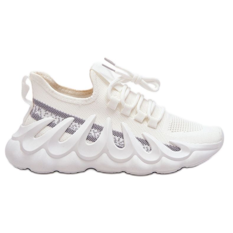 PG1 Tênis meia da moda feminino branco Daxo