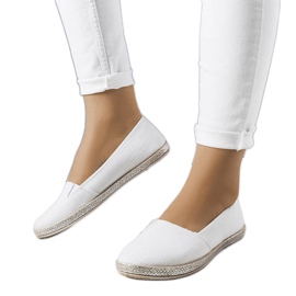 Alpargatas brancas com glitter, Margaret branco Alpargatas brancas com glitter, Margaret branco