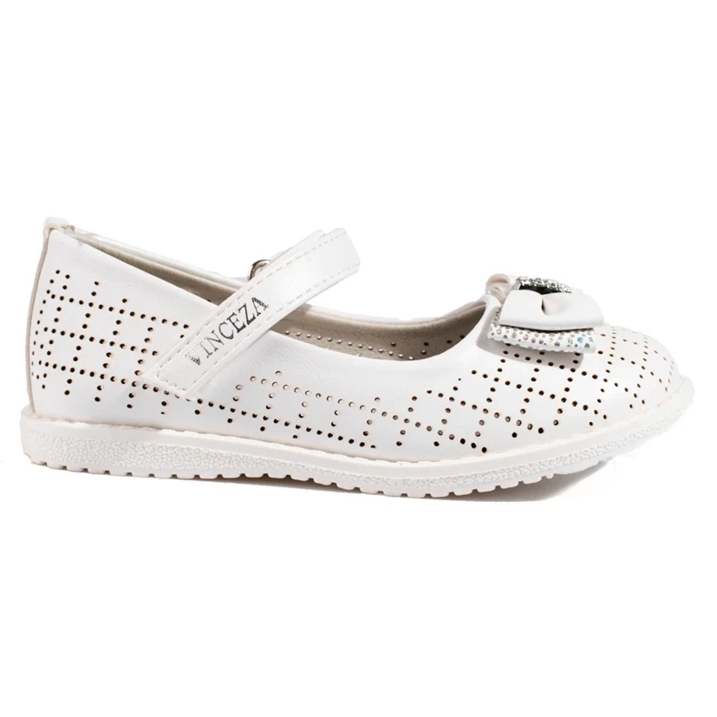 Meninas bailarinas openwork Vinceza branco